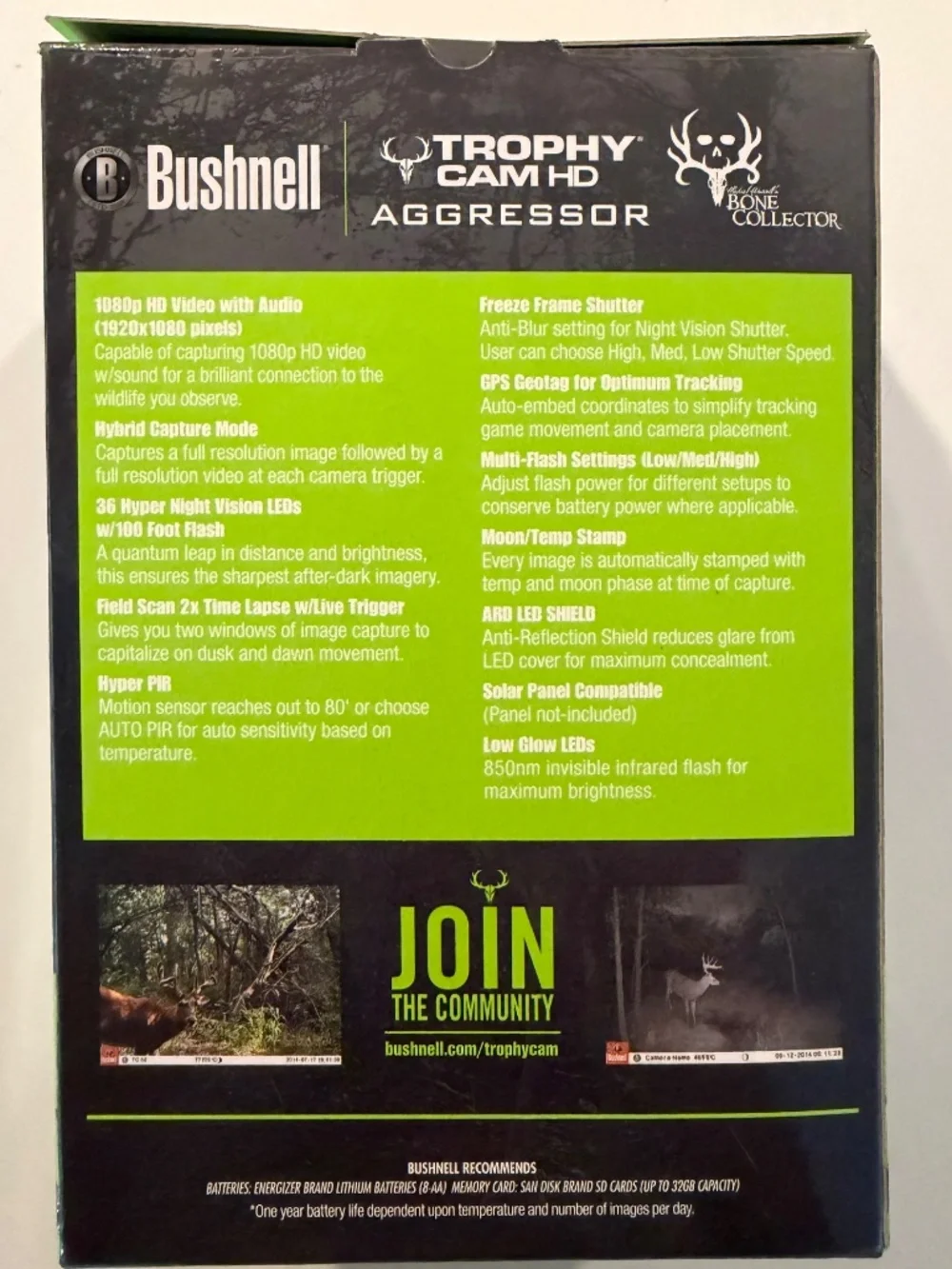 BUSHNELL Trophy Cam HD Aggressor 14MP Low-Glow